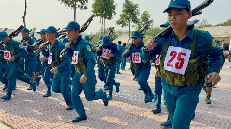 Tân Biên: Khai mạc Hội thao quốc phòng lực lượng vũ trang huyện năm 2024