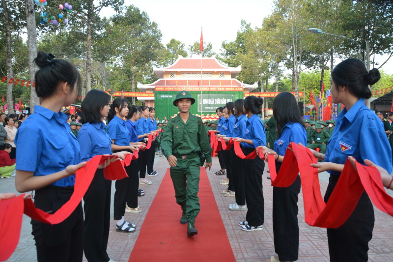 Châu Thành hoàn thành tốt công tác tuyển quân năm 2024