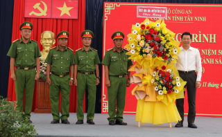 Công an Tây Ninh: Kỷ niệm 50 năm ngày truyền thống lực lượng Cảnh sát Cơ động