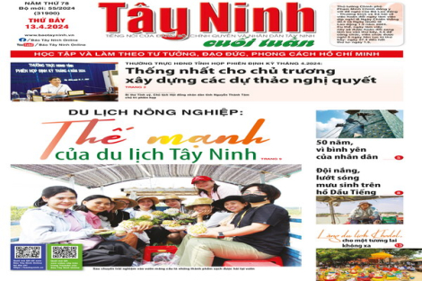 Điểm báo in Tây Ninh ngày 13.04.2024