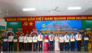 Xã Tân Phong đạt chuẩn nông thôn mới nâng cao