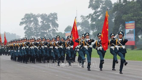 Tổng duyệt diễu binh, diễu hành trong Lễ kỷ niệm Chiến thắng Điện Biên Phủ