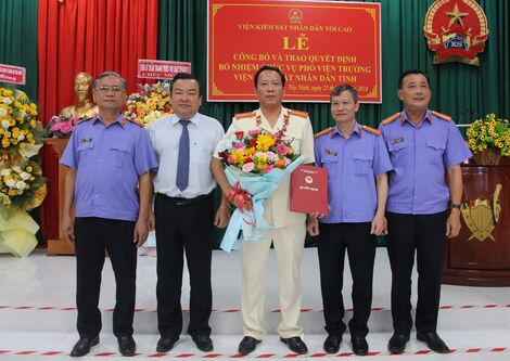 VKSND tối cao: Trao quyết định bổ nhiệm Phó Viện trưởng VKSND tỉnh Tây Ninh