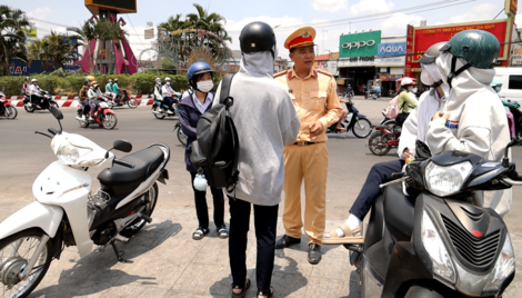 Nhiều học sinh vi phạm Luật Giao thông đường bộ