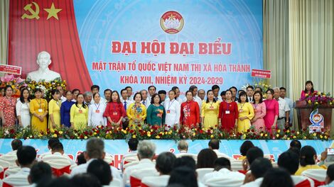 Tổ chức thành công Đại hội MTTQVN Thị xã Hoà Thành khoá XIII, nhiệm kỳ 2024-2029