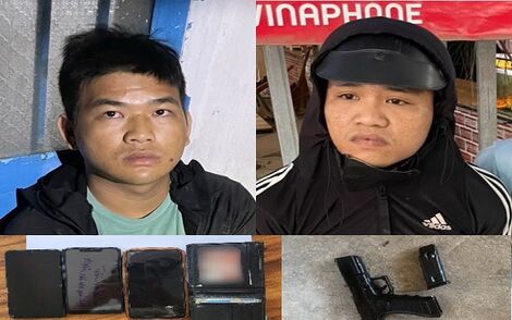 Công an huyện Tân Biên: Bắt 2 đối tượng cướp giật tài sản