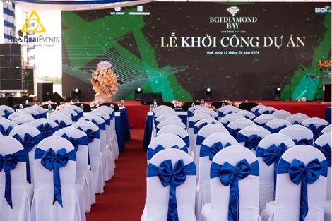 HoaBinh Events- Đơn vị cung cấp dịch vụ tổ chức lễ khởi công trọn gói chuyên nghiệp, tối ưu chi phí