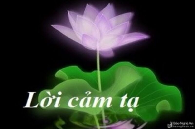 Lời cảm tạ