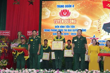 Đại hội thi đua Quyết thắng Trung đoàn 4, giai đoạn 2019-2024