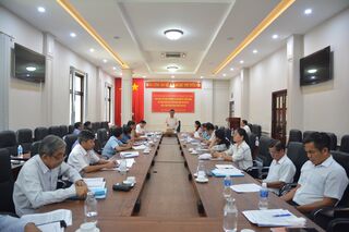 Trưởng Ban Dân vận Tỉnh uỷ làm việc với Ban Thường vụ Huyện uỷ Tân Châu