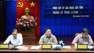 UBND tỉnh Tây Ninh họp thường kỳ tháng 5.2024