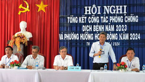 Tây Ninh tổng kết công tác phòng, chống dịch bệnh năm 2023