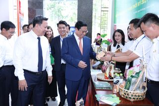 Chủ tịch Tập đoàn Hùng Nhơn chia sẻ về mô hình kinh tế xanh trong nông nghiệp tại Lễ công bố quyết định phê duyệt quy hoạch tỉnh Tây Ninh