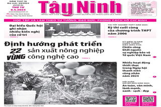 Điểm báo in Tây Ninh ngày 08.05.2024