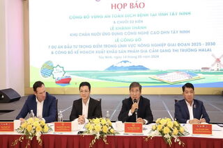 Họp báo về kế hoạch tổ chức lễ công bố Vùng an toàn dịch bệnh tỉnh Tây Ninh