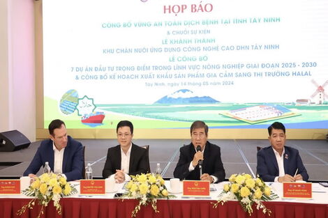 Họp báo về kế hoạch tổ chức lễ công bố Vùng an toàn dịch bệnh tỉnh Tây Ninh