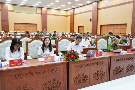 Công an Tây Ninh: Hội thảo các dự án luật có liên quan đến chức năng, nhiệm vụ của lực lượng Công an