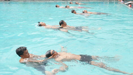 Tập huấn cứu hộ môn Bơi, Lặn