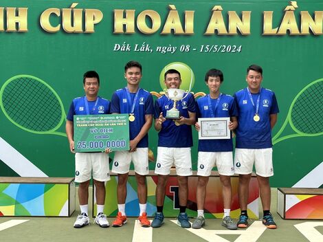 CLB Hải Đăng Tây Ninh đoạt chức vô địch đồng đội nam
