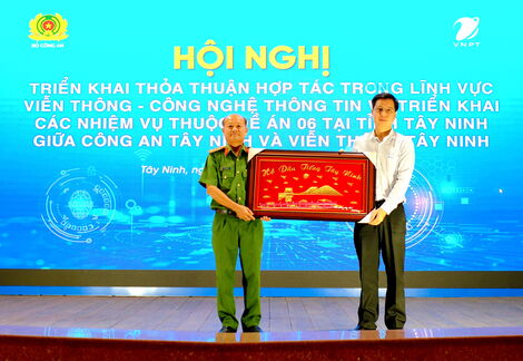 Công an Tây Ninh - VNPT Tây Ninh:  Công bố và triển khai thực hiện thoả thuận hợp tác về chuyển đổi số