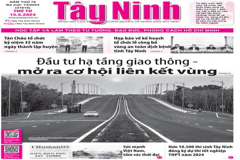 Điểm báo in Tây Ninh ngày 15.05.2024