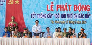 Tây Ninh: Phát động phong trào trồng cây “Đời đời nhớ ơn Bác Hồ”