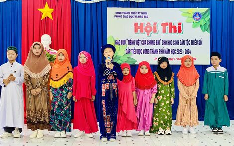 TP. Tây Ninh: Tổ chức hội thi giao lưu tiếng Việt dành cho học sinh dân tộc thiểu số