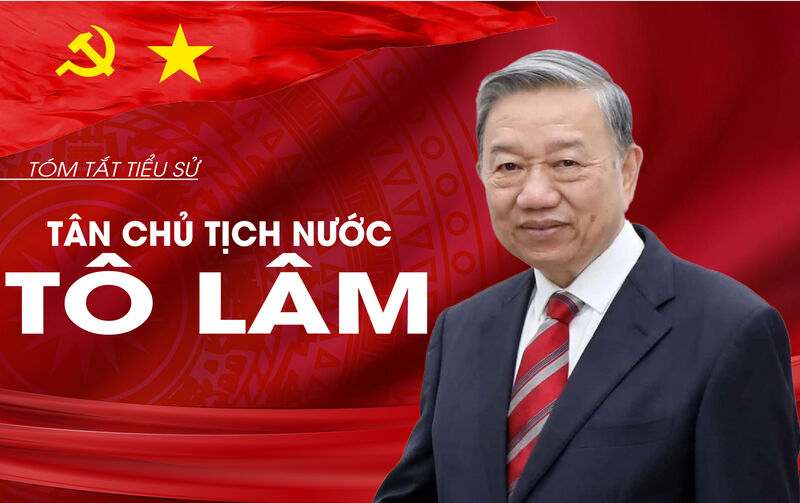 [Infographics] Tiểu sử Tân Chủ tịch Nước Tô Lâm