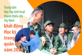 [Longform] Trung tâm Học tập sinh hoạt thanh thiếu nhi Tây Ninh khởi động Học kỳ trong quân đội năm 2024