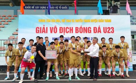 Chung kết giải vô địch bóng đá U23 huyện Châu Thành