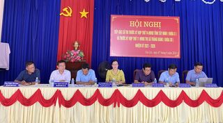 Đại biểu HĐND hai cấp tiếp xúc cử tri thị xã Trảng Bàng