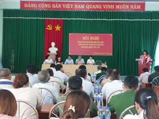 Đại biểu HĐND tỉnh, huyện tiếp xúc cử tri Tân Châu