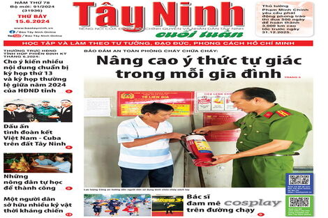 Điểm báo in Tây Ninh ngày 15.06.2024