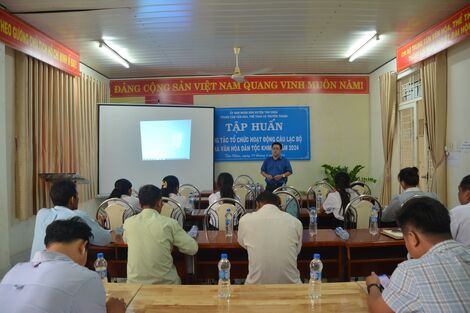 Tân Châu: Tập huấn phương pháp tổ chức và hoạt động Nhà văn hoá dân tộc Khmer