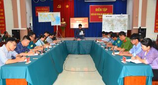Hoà Thành: Diễn tập chiến đấu phòng thủ phường Hiệp Tân năm 2024