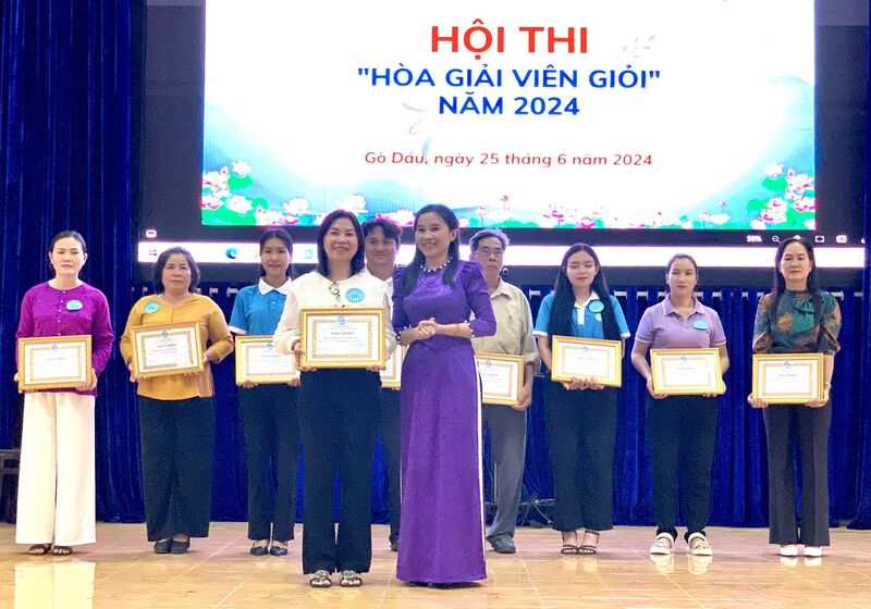 Gò Dầu: Tổ chức hội thi “Hoà giải viên giỏi” năm 2024