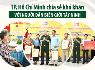 TP. Hồ Chí Minh chia sẻ khó khăn với người dân biên giới Tây Ninh
