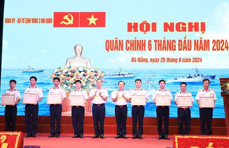 Vùng 3 Hải quân: Hoàn thành tốt nhiệm vụ quân sự - quốc phòng và xây dựng Đảng