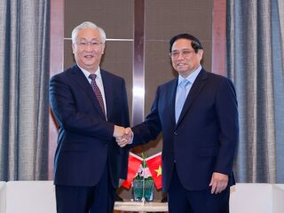 Thủ tướng Phạm Minh Chính tiếp Phó Thủ tướng Trương Quốc Thanh