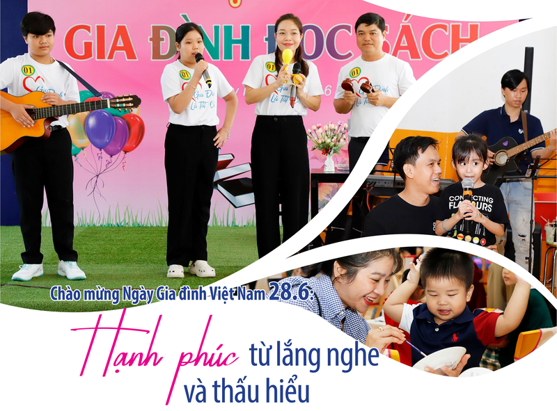 Chào mừng Ngày Gia đình Việt Nam 28.6:  Hạnh phúc từ lắng nghe và thấu hiểu