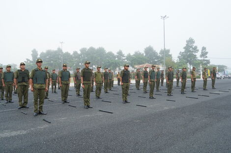 Tây Ninh: Tổng duyệt lễ ra mắt lực lượng tham gia bảo vệ an ninh, trật tự ở cơ sở