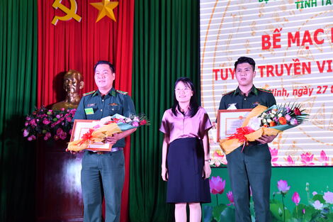 Hội thi Tuyên truyền viên trẻ BĐBP Tây Ninh năm 2024