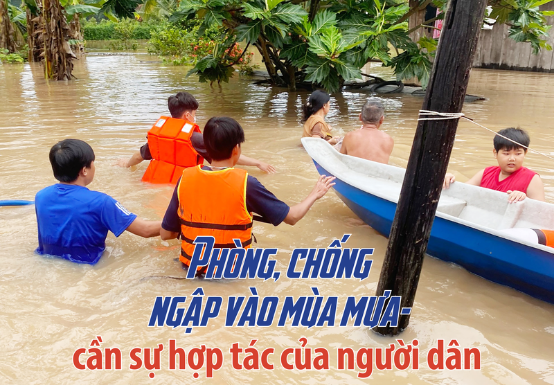 Phòng, chống ngập vào mùa mưa - cần sự hợp tác của người dân