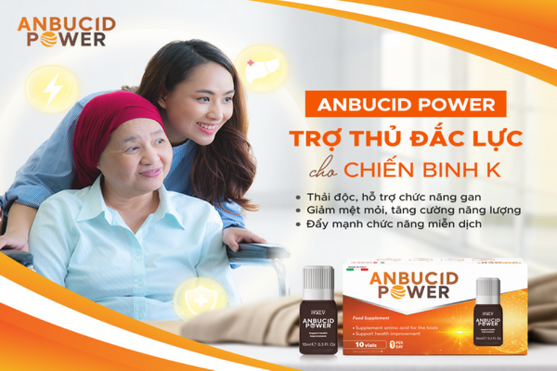 Anbucid Power - Phục hồi thể trạng, giảm mệt mỏi cho bệnh nhân u bướu