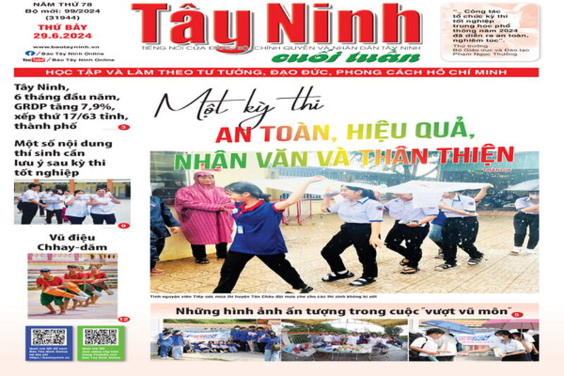 Điểm báo in Tây Ninh ngày 29.06.2024