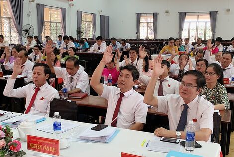 Kỳ họp thứ 8 HĐND huyện Gò Dầu thông qua 6 Nghị quyết