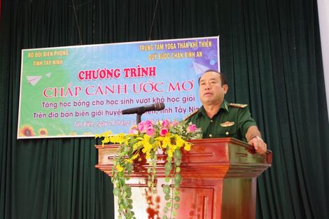 Bộ đội Biên phòng Tây Ninh: Tổ chức chương trình “Chắp cánh ước mơ” năm 2024