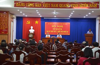 Đại biểu Quốc hội tiếp xúc cử tri huyện Tân Châu