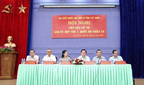 Cử tri Tây Ninh đánh giá cao chất lượng kỳ họp thứ 7 Quốc hội khoá XV