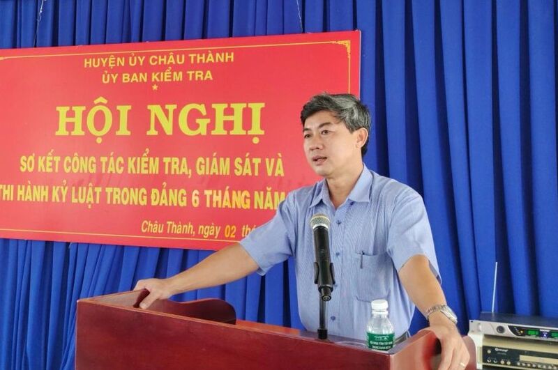 Châu Thành: 6 tháng đầu năm, 10 đảng viên bị thi hành kỷ luật